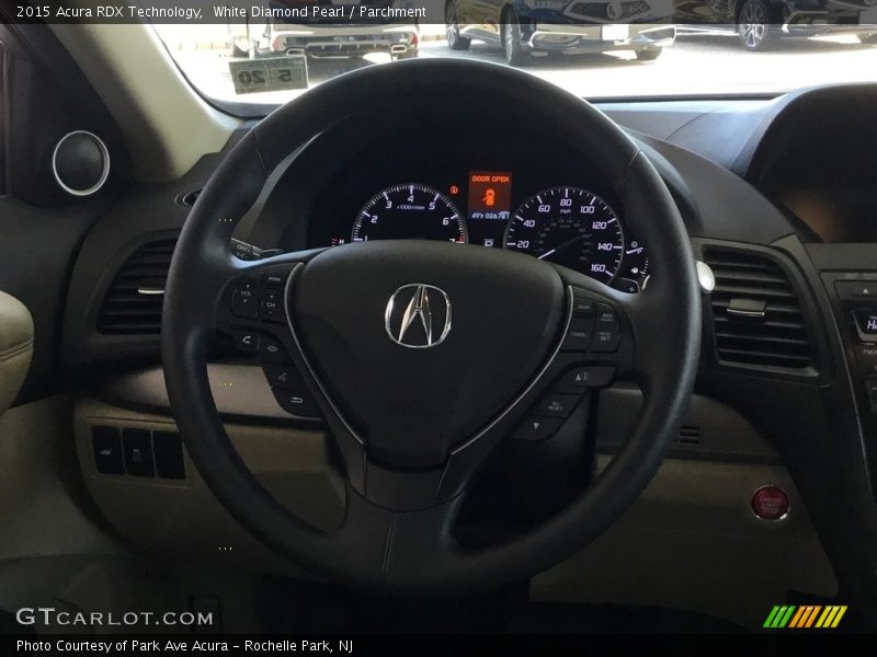 White Diamond Pearl / Parchment 2015 Acura RDX Technology