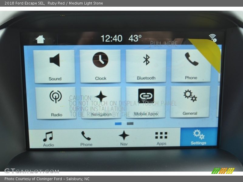 Ruby Red / Medium Light Stone 2018 Ford Escape SEL