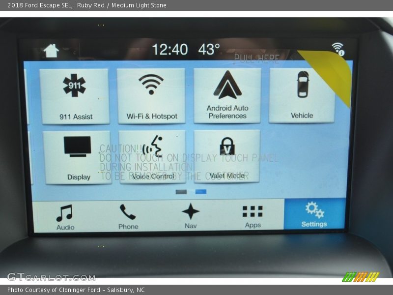 Ruby Red / Medium Light Stone 2018 Ford Escape SEL