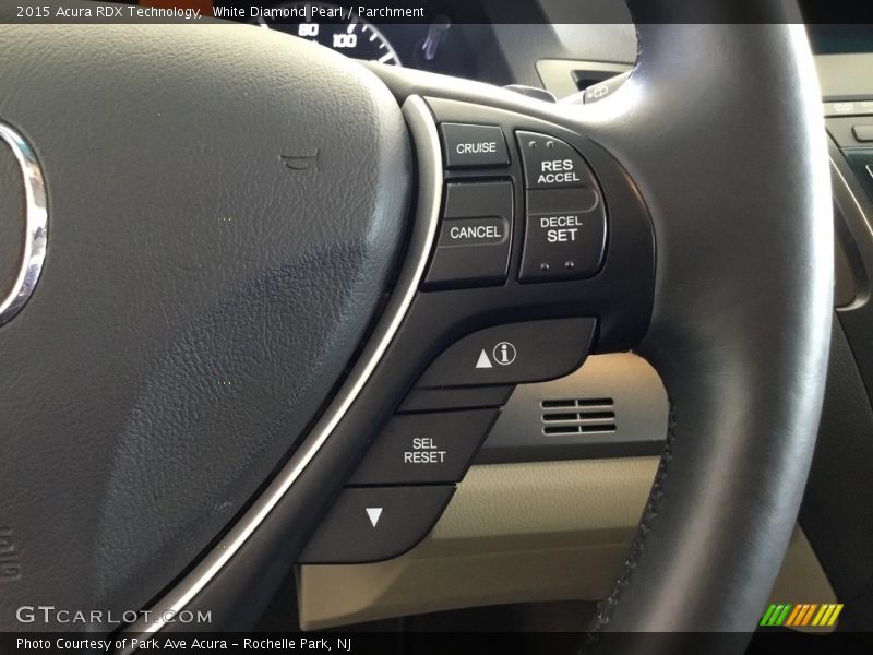 White Diamond Pearl / Parchment 2015 Acura RDX Technology