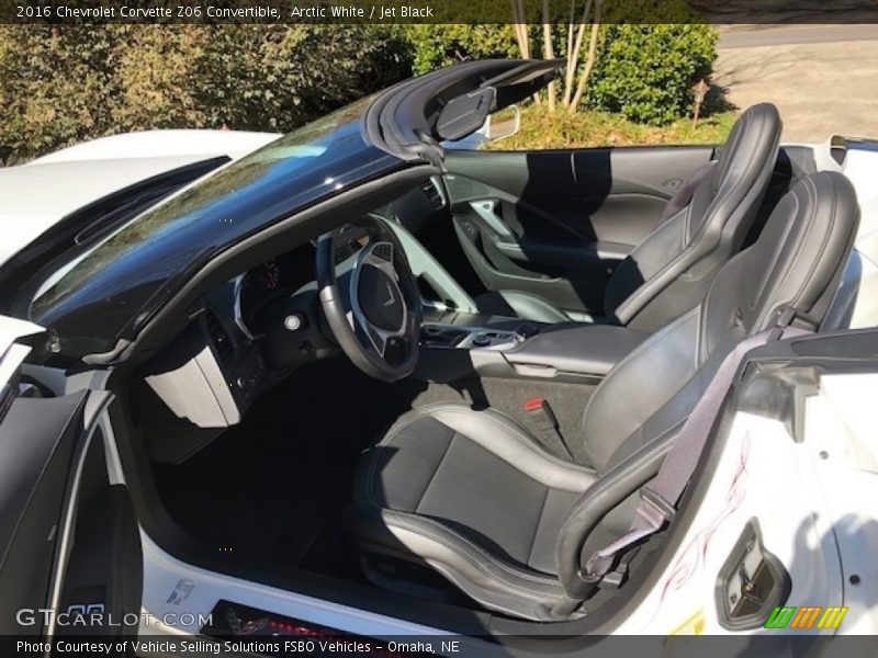 Arctic White / Jet Black 2016 Chevrolet Corvette Z06 Convertible