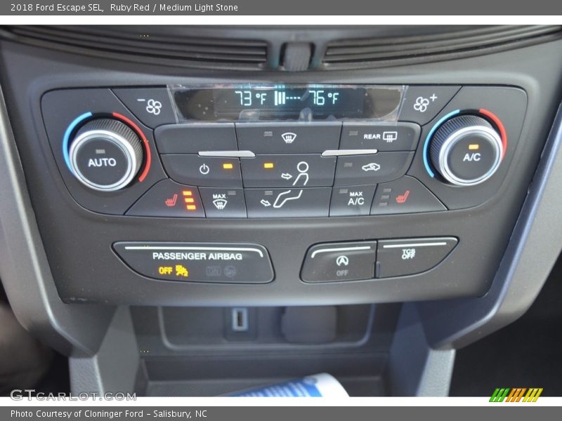 Ruby Red / Medium Light Stone 2018 Ford Escape SEL