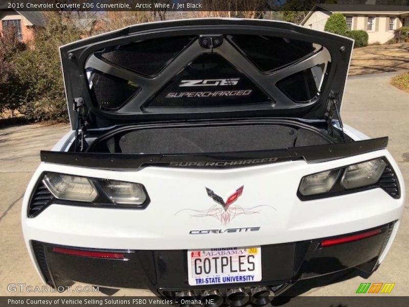 Arctic White / Jet Black 2016 Chevrolet Corvette Z06 Convertible