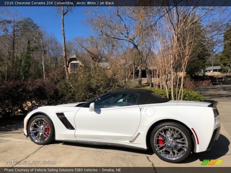 Arctic White / Jet Black 2016 Chevrolet Corvette Z06 Convertible