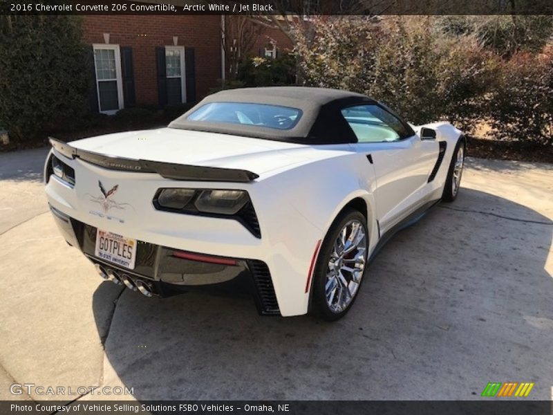 Arctic White / Jet Black 2016 Chevrolet Corvette Z06 Convertible