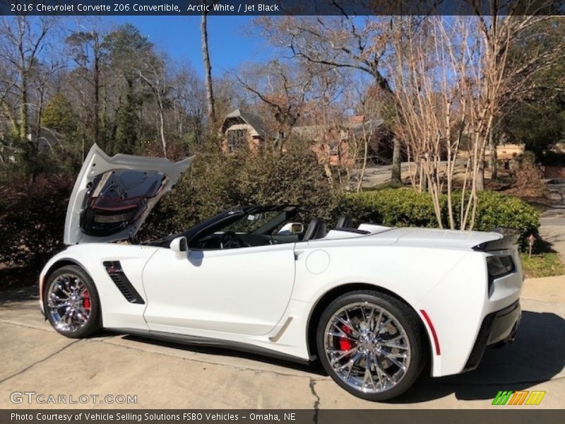 Arctic White / Jet Black 2016 Chevrolet Corvette Z06 Convertible