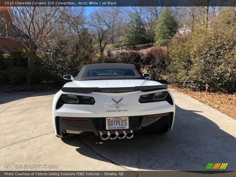 Arctic White / Jet Black 2016 Chevrolet Corvette Z06 Convertible