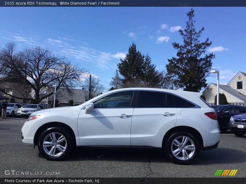 White Diamond Pearl / Parchment 2015 Acura RDX Technology