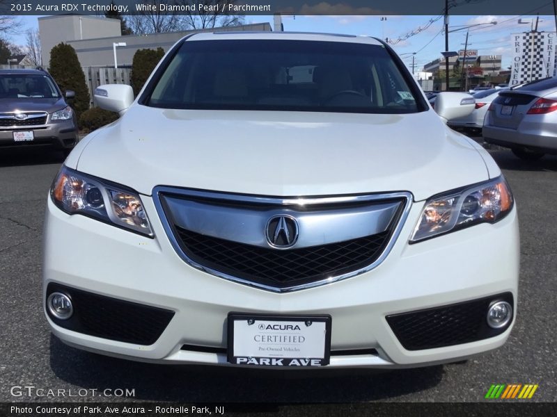 White Diamond Pearl / Parchment 2015 Acura RDX Technology