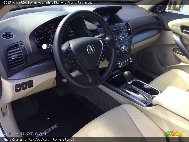 White Diamond Pearl / Parchment 2015 Acura RDX Technology