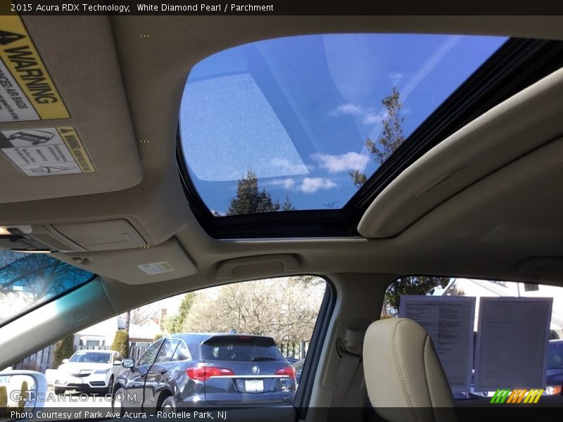 White Diamond Pearl / Parchment 2015 Acura RDX Technology