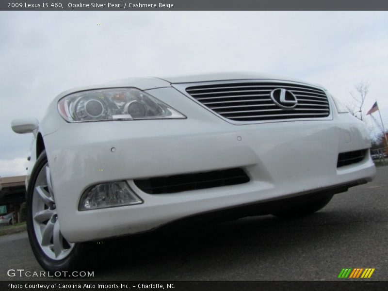 Opaline Silver Pearl / Cashmere Beige 2009 Lexus LS 460