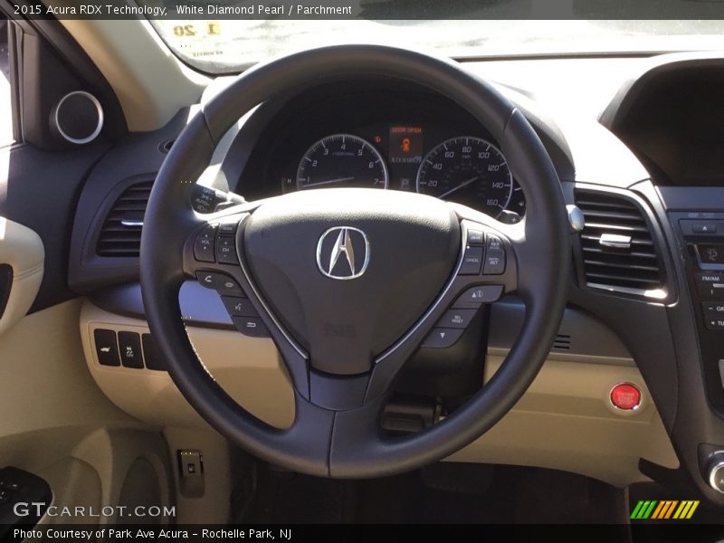 White Diamond Pearl / Parchment 2015 Acura RDX Technology