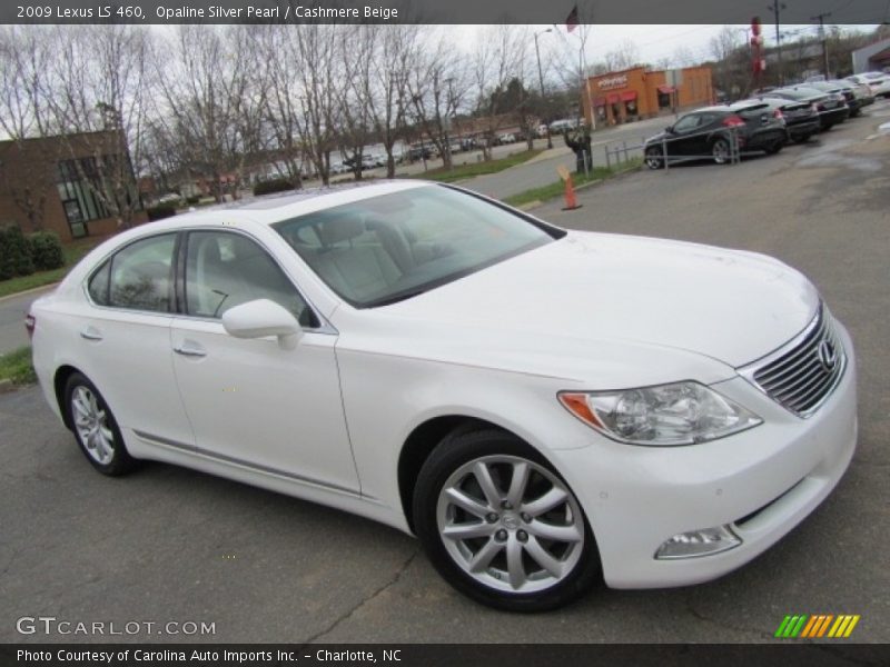 Opaline Silver Pearl / Cashmere Beige 2009 Lexus LS 460