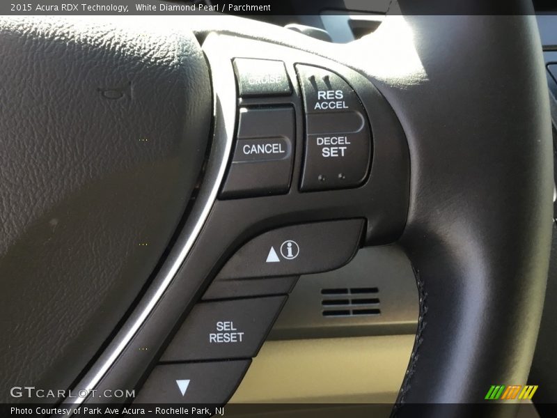 White Diamond Pearl / Parchment 2015 Acura RDX Technology