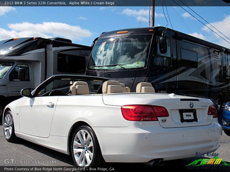 Alpine White / Cream Beige 2013 BMW 3 Series 328i Convertible