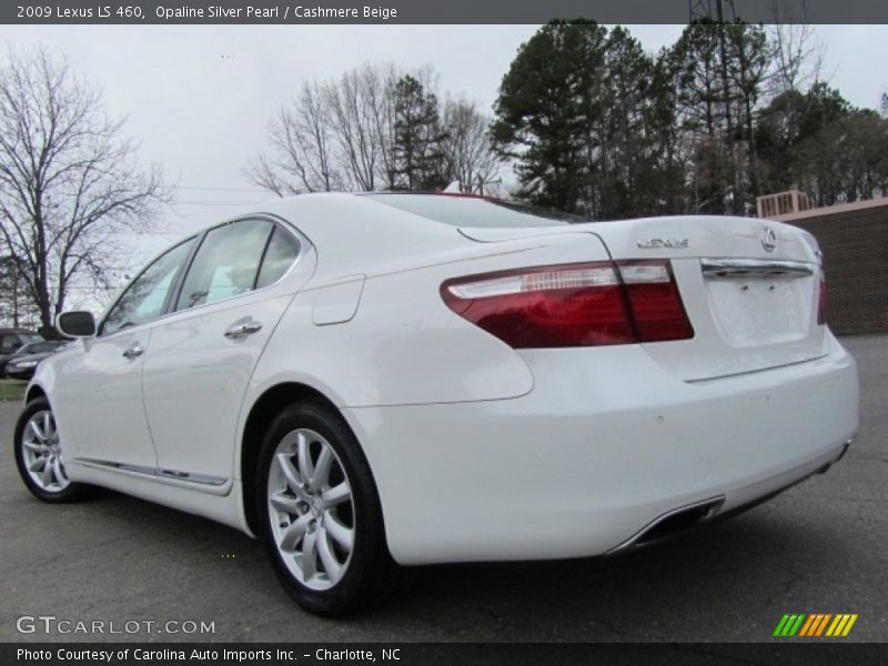 Opaline Silver Pearl / Cashmere Beige 2009 Lexus LS 460