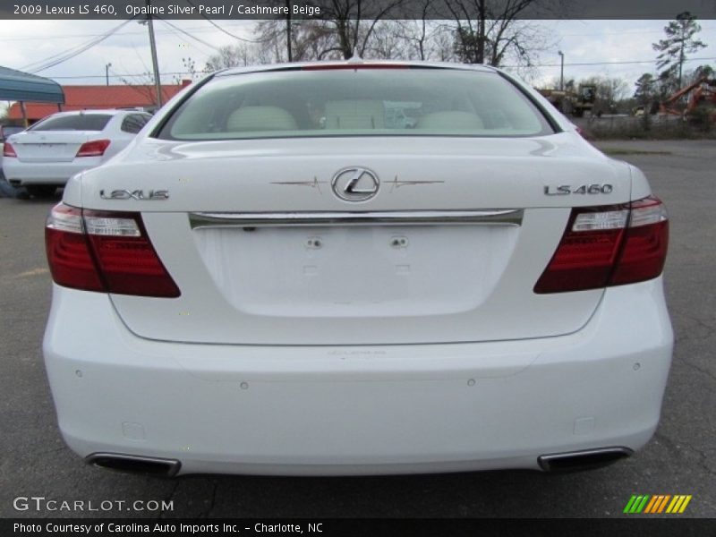 Opaline Silver Pearl / Cashmere Beige 2009 Lexus LS 460