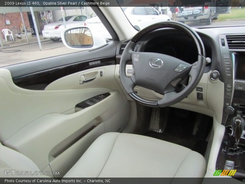 Opaline Silver Pearl / Cashmere Beige 2009 Lexus LS 460