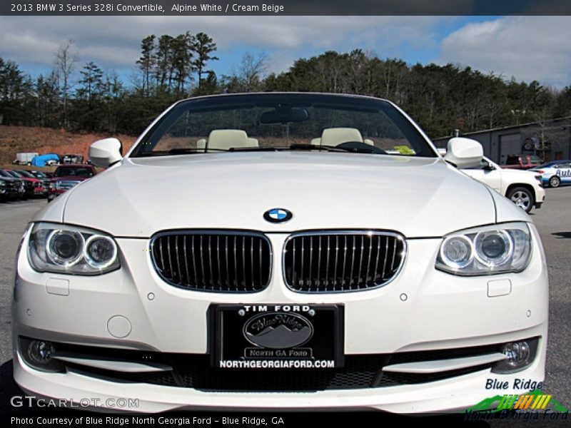 Alpine White / Cream Beige 2013 BMW 3 Series 328i Convertible