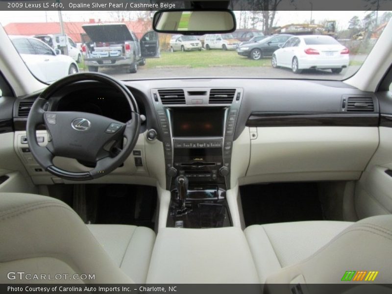 Opaline Silver Pearl / Cashmere Beige 2009 Lexus LS 460