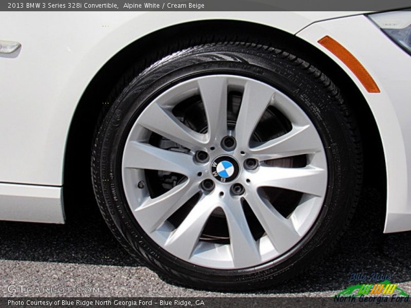 Alpine White / Cream Beige 2013 BMW 3 Series 328i Convertible