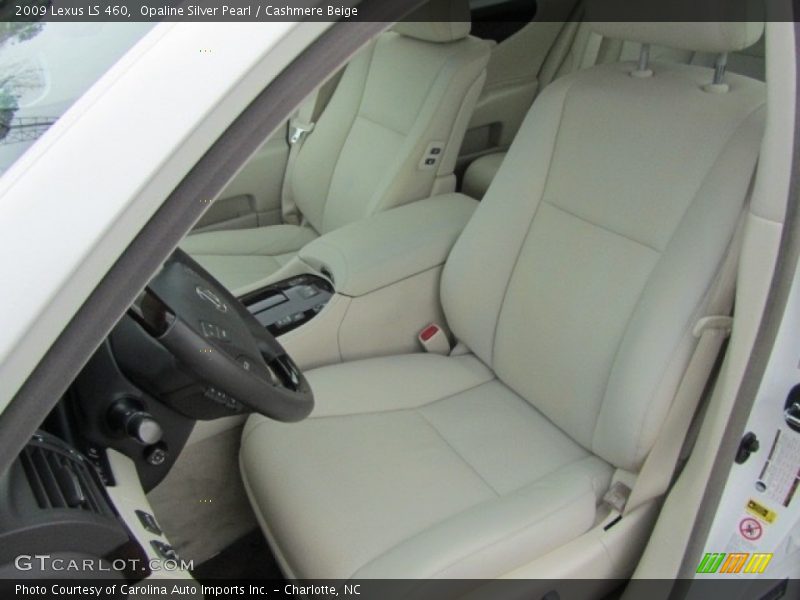 Opaline Silver Pearl / Cashmere Beige 2009 Lexus LS 460
