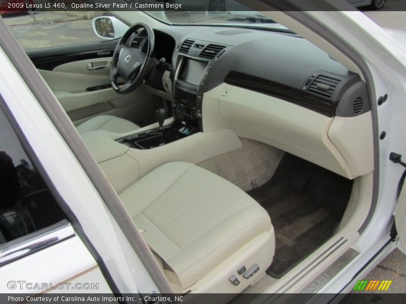 Opaline Silver Pearl / Cashmere Beige 2009 Lexus LS 460