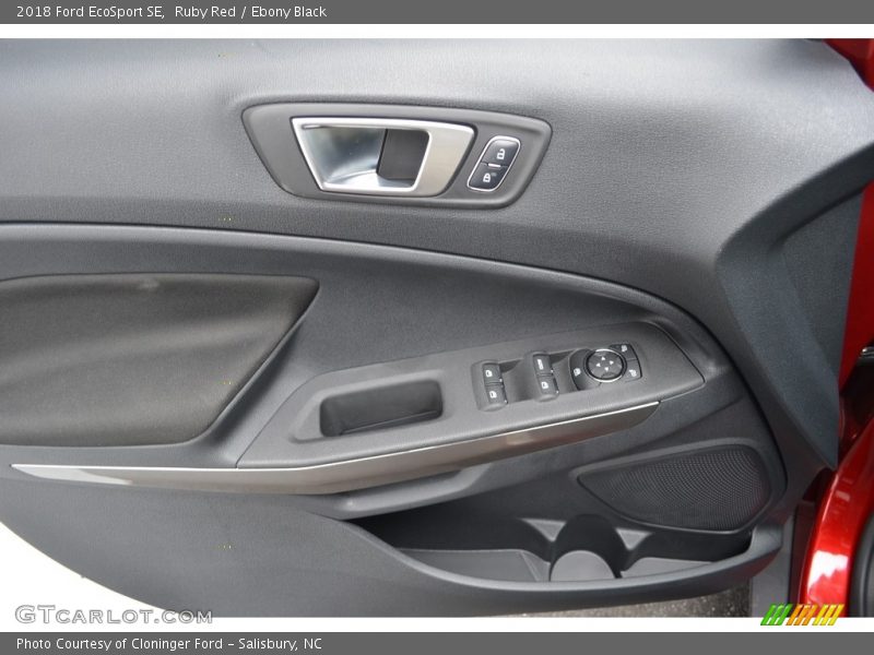 Ruby Red / Ebony Black 2018 Ford EcoSport SE