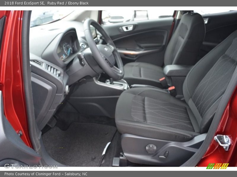Ruby Red / Ebony Black 2018 Ford EcoSport SE