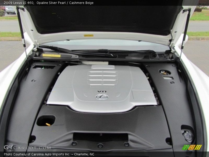 Opaline Silver Pearl / Cashmere Beige 2009 Lexus LS 460