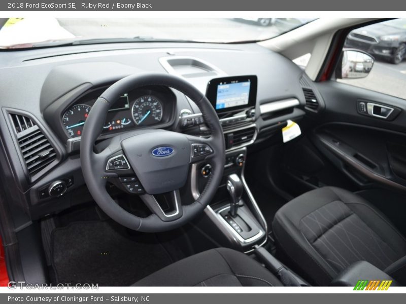 Ruby Red / Ebony Black 2018 Ford EcoSport SE