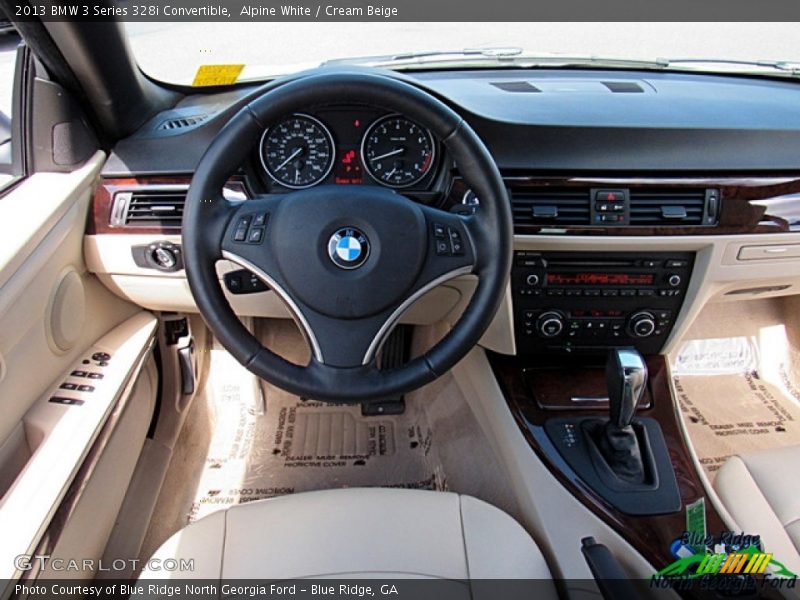 Alpine White / Cream Beige 2013 BMW 3 Series 328i Convertible