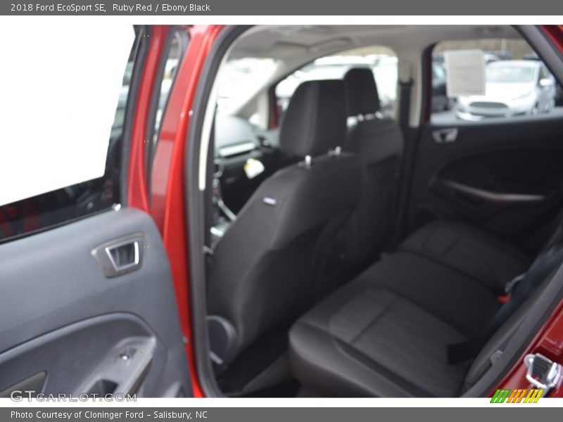 Ruby Red / Ebony Black 2018 Ford EcoSport SE