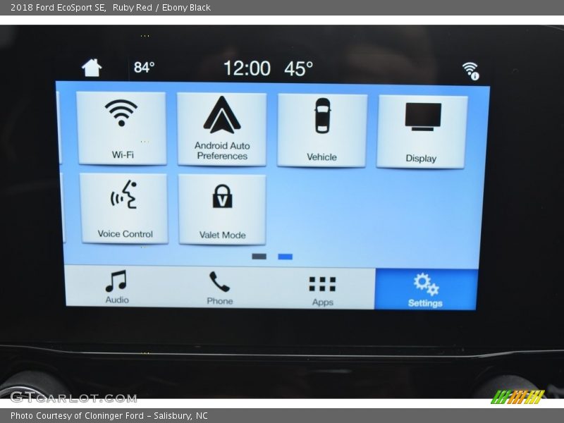 Ruby Red / Ebony Black 2018 Ford EcoSport SE