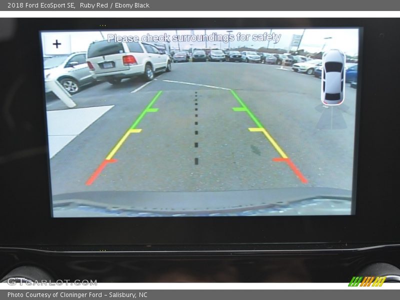 Ruby Red / Ebony Black 2018 Ford EcoSport SE