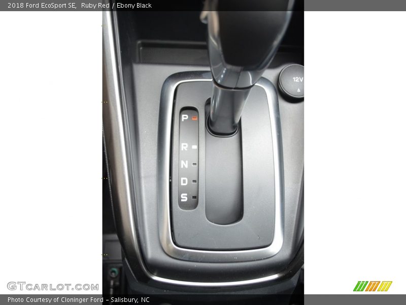 Ruby Red / Ebony Black 2018 Ford EcoSport SE