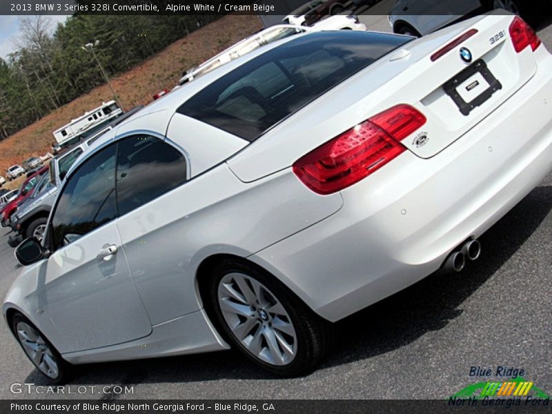 Alpine White / Cream Beige 2013 BMW 3 Series 328i Convertible