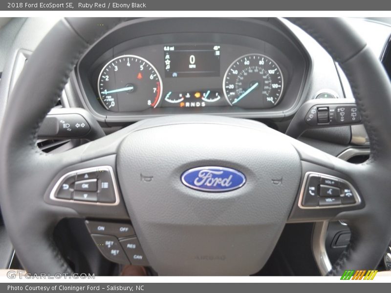 Ruby Red / Ebony Black 2018 Ford EcoSport SE
