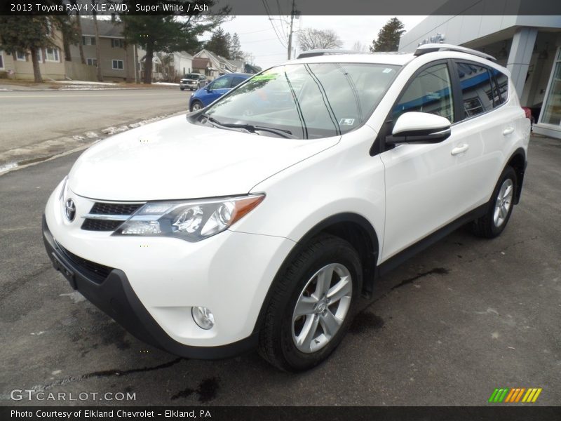 Super White / Ash 2013 Toyota RAV4 XLE AWD