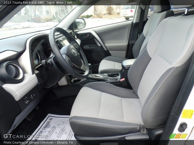 Super White / Ash 2013 Toyota RAV4 XLE AWD