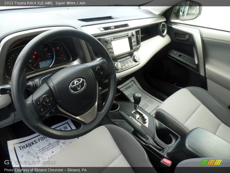 Super White / Ash 2013 Toyota RAV4 XLE AWD