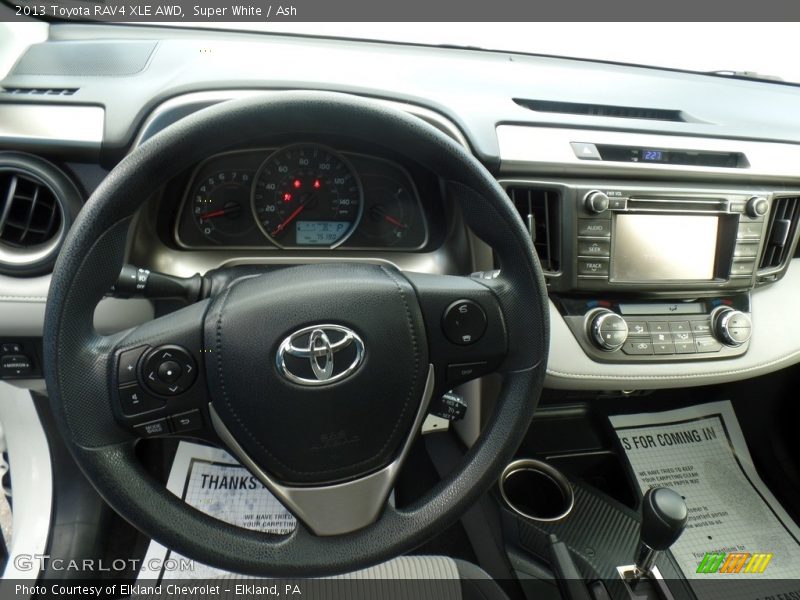 Super White / Ash 2013 Toyota RAV4 XLE AWD