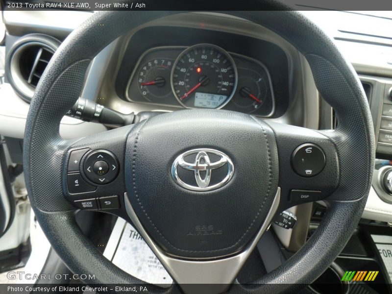 Super White / Ash 2013 Toyota RAV4 XLE AWD