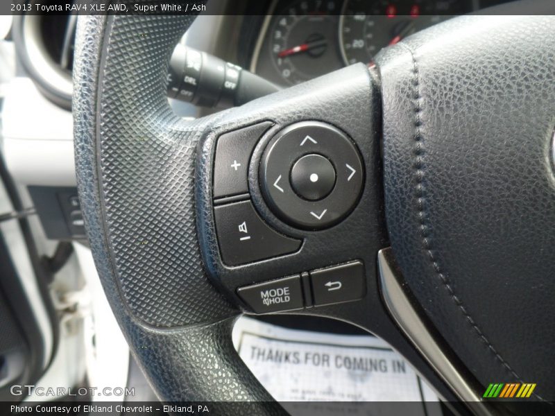 Super White / Ash 2013 Toyota RAV4 XLE AWD