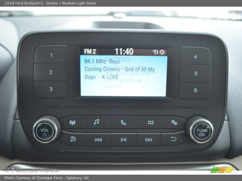 Smoke / Medium Light Stone 2018 Ford EcoSport S