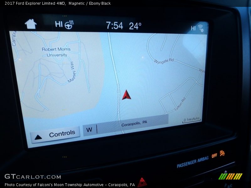 Magnetic / Ebony Black 2017 Ford Explorer Limited 4WD