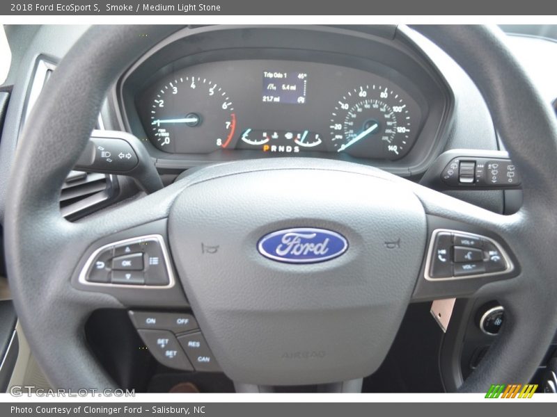 Smoke / Medium Light Stone 2018 Ford EcoSport S