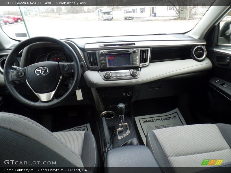 Super White / Ash 2013 Toyota RAV4 XLE AWD