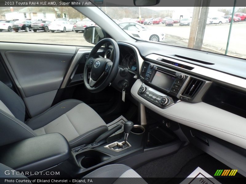 Super White / Ash 2013 Toyota RAV4 XLE AWD
